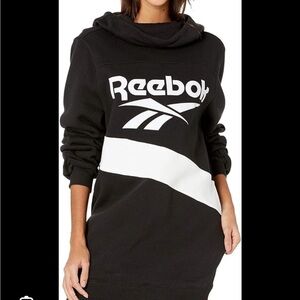 Reebok Black and White Hoodie Dress